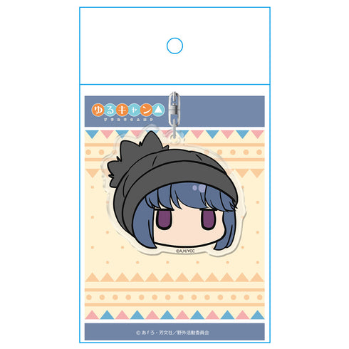 『ゆるキャン△』顔スタンプキーホルダー 志摩リン 高ボッチVer.【202403再販】